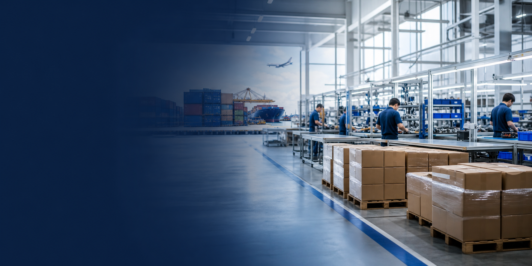 Organized manufacturing and logistics operations